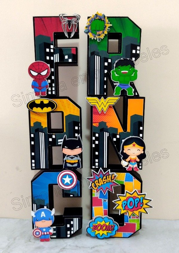 como fazer letras 3d com papel