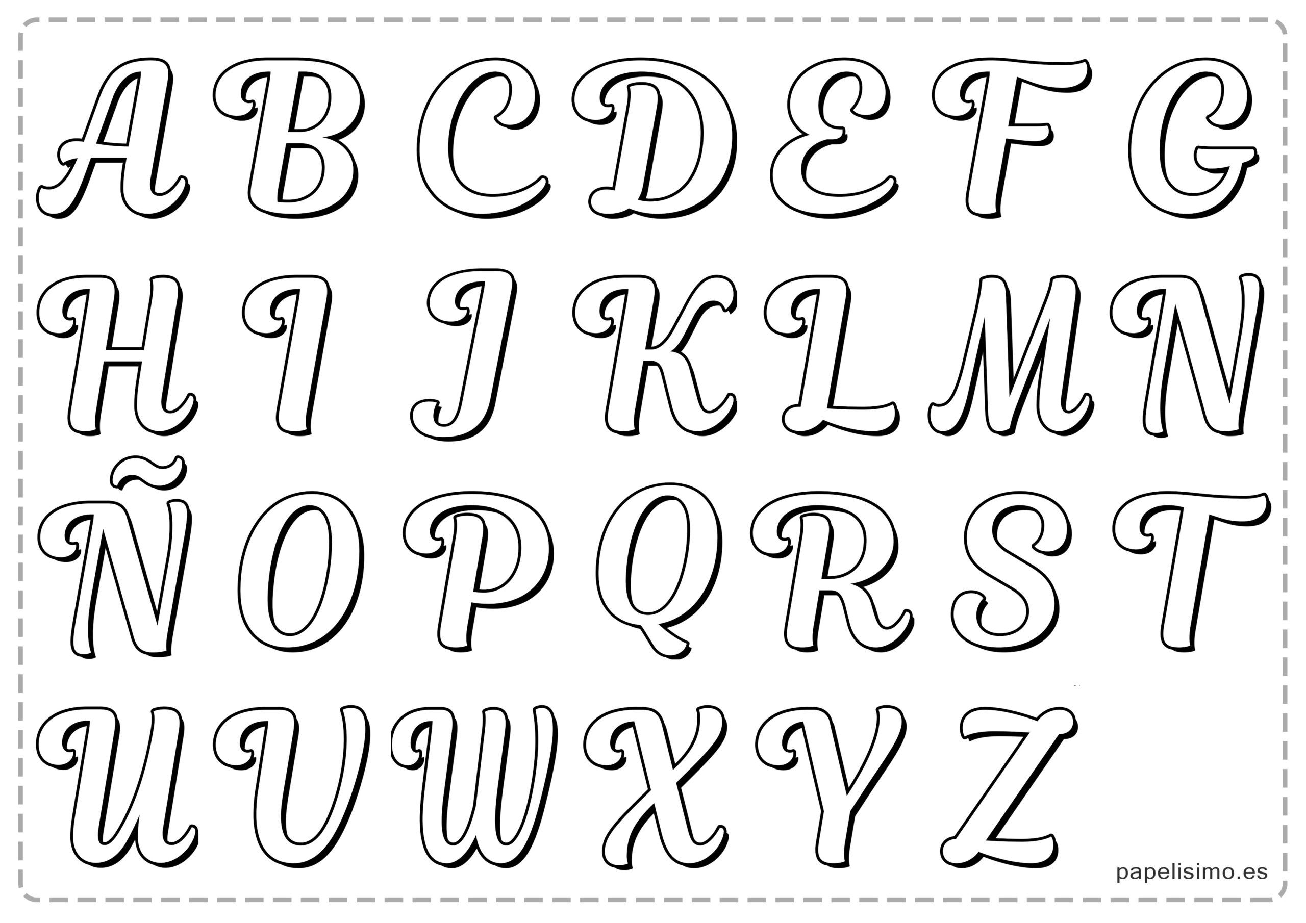 letras para imprimir