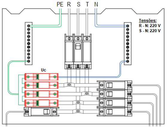 tensão correta para DPS em rede 127V e 220V