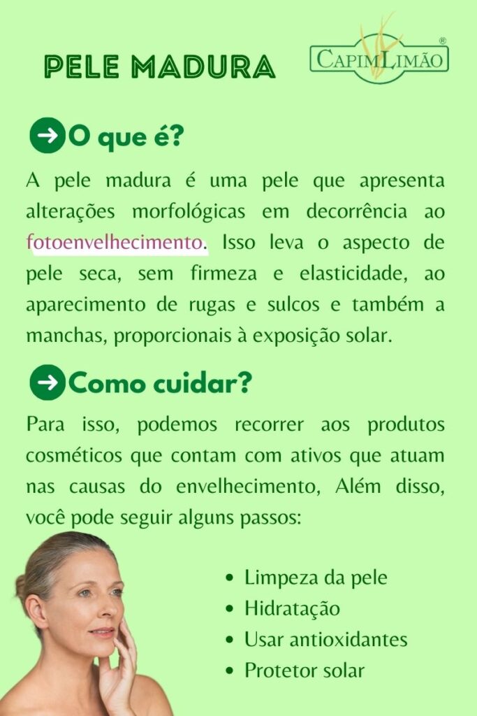 limpeza de pele madura