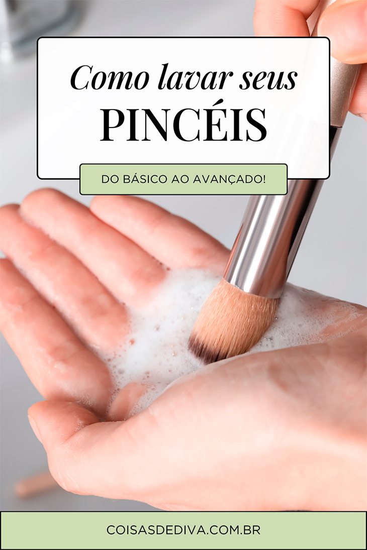 limpeza de pincéis