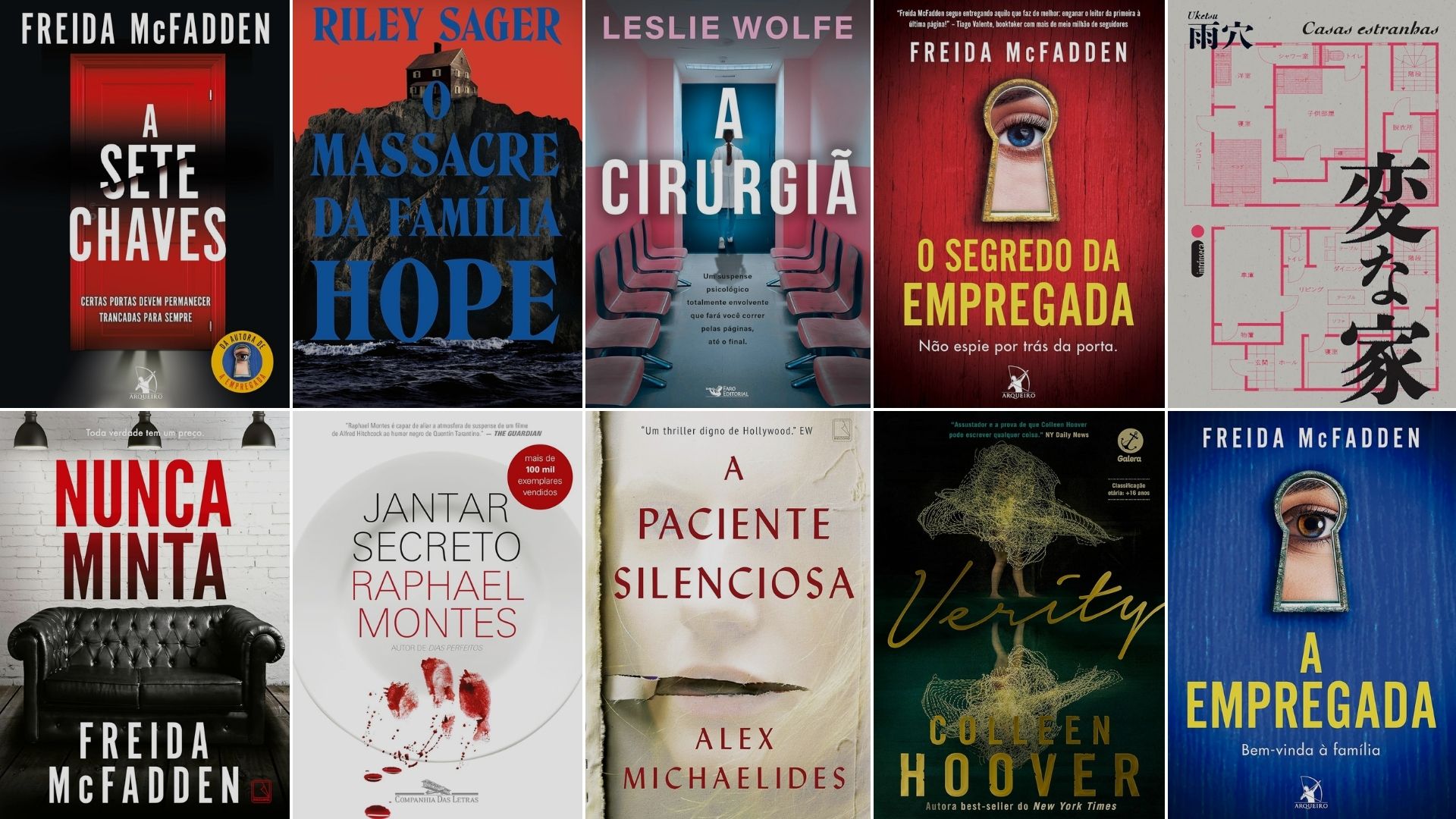 Lançamentos de Thrillers 2025: O que esperar de Stephen King e Freida McFadden