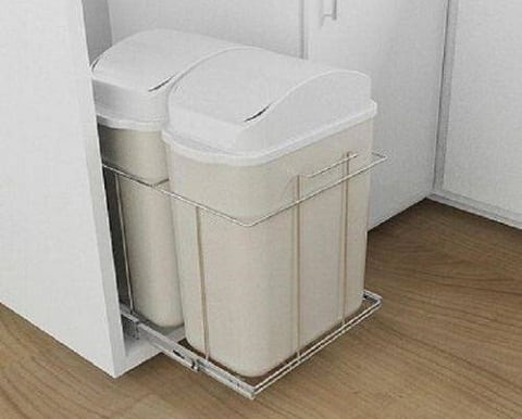 instalação lixeira deslizante armário cozinha passo a passo