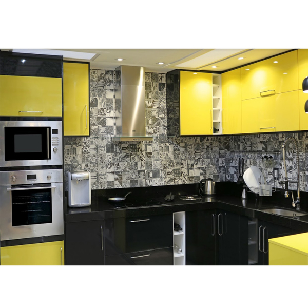 lixeira embutida no armário da cozinha