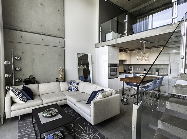 loft com pe direito duplo