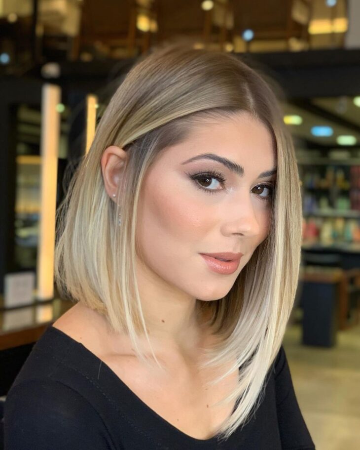 Como manter a cor do long bob loiro vibrante