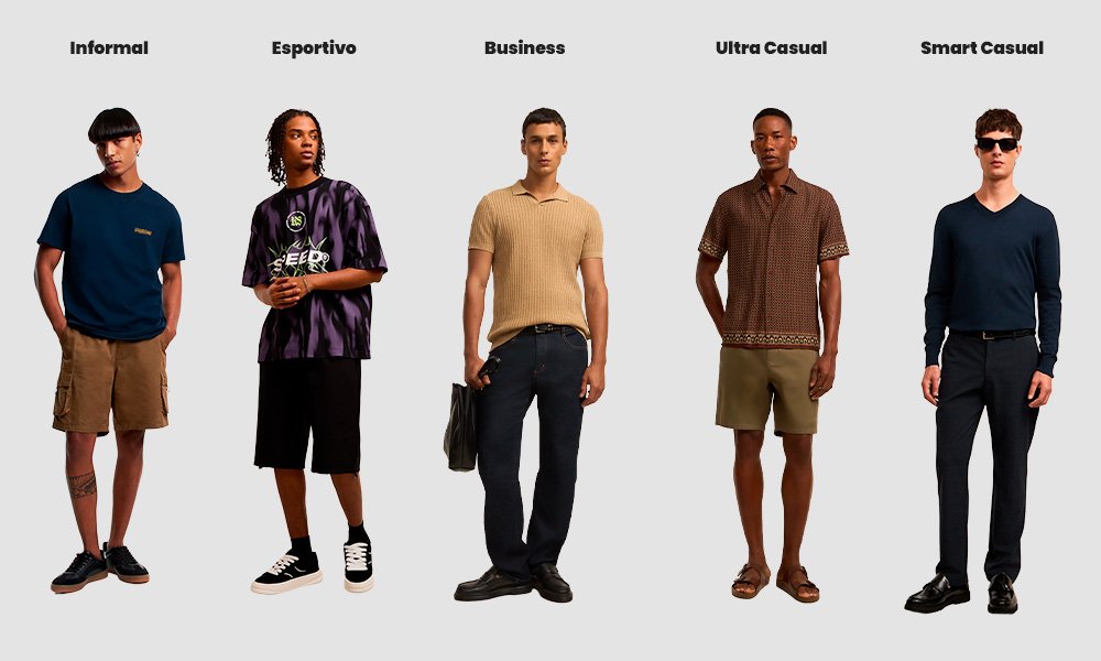 look casual masculino