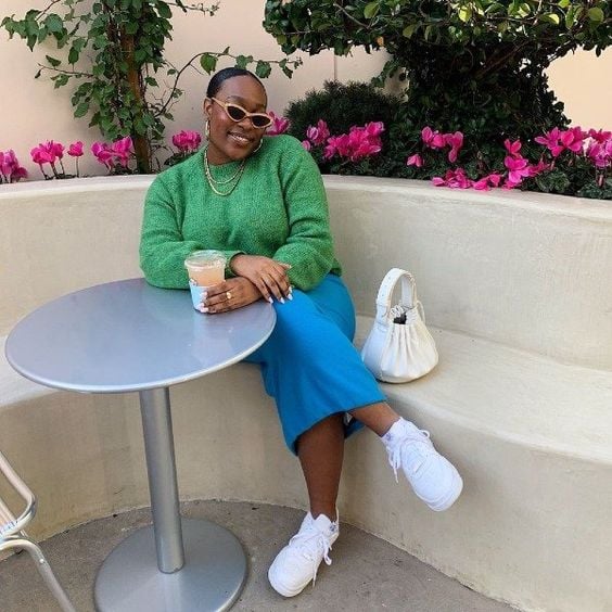 look com tenis branco