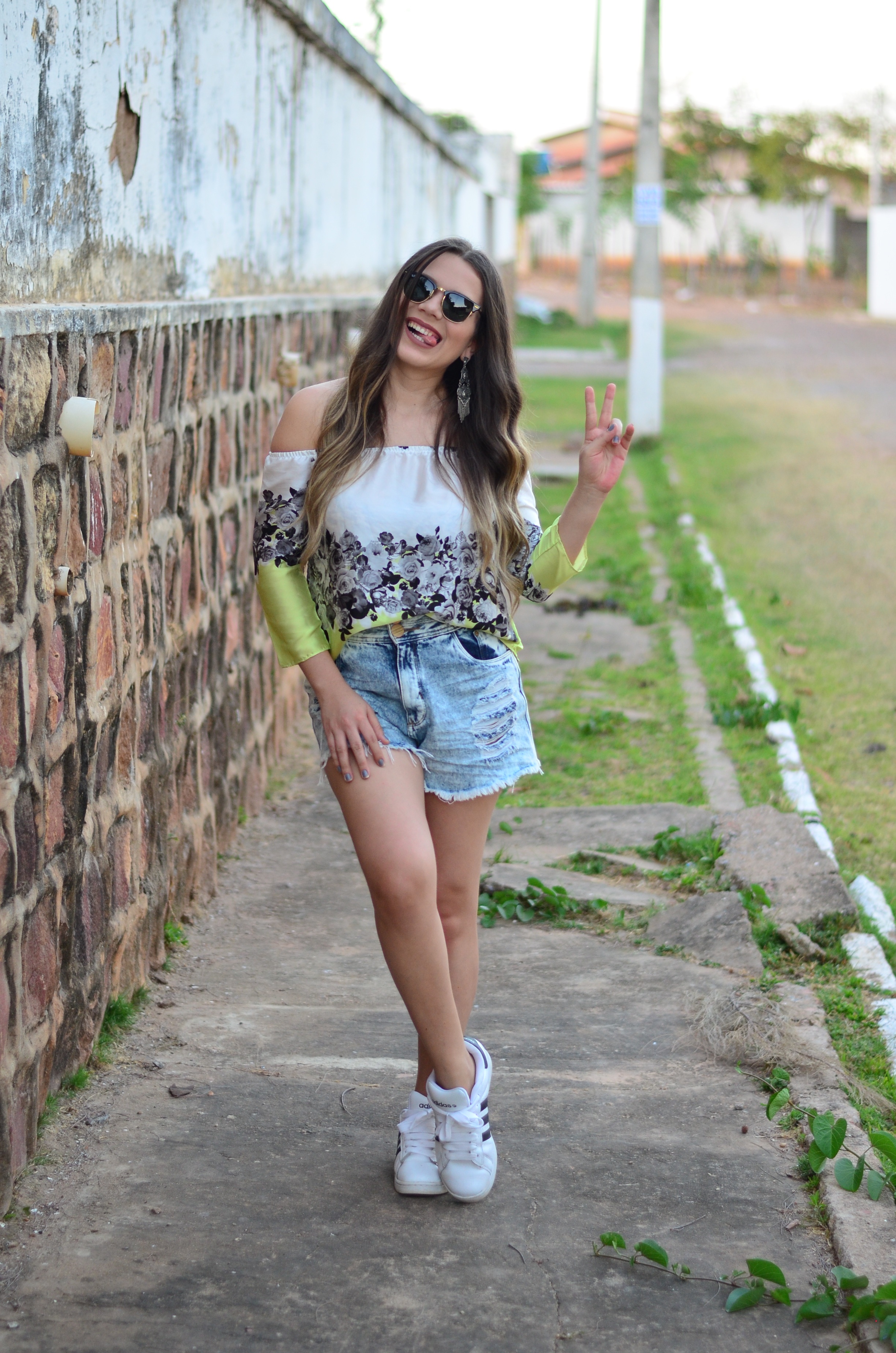 look com tenis branco