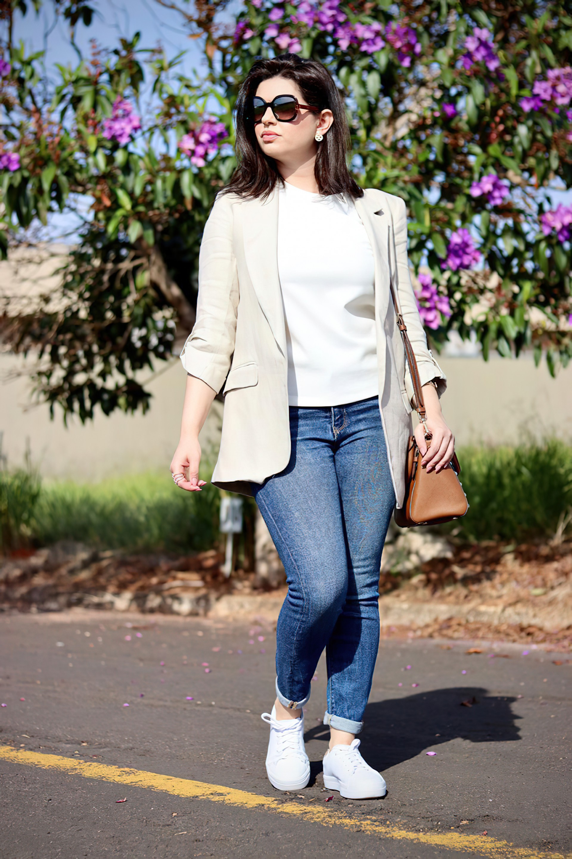 look com tenis branco