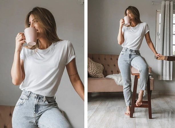 Dicas de Tecidos e Caimentos: Encontre a Camiseta Branca Ideal