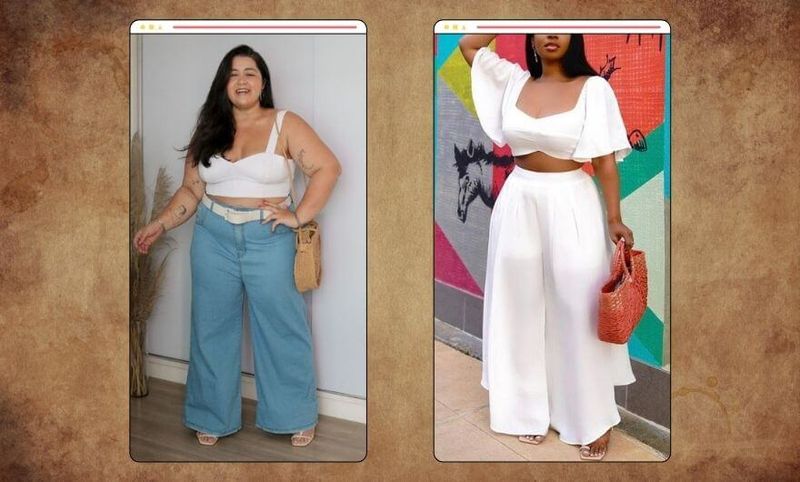 Como usar calça baggy em looks plus size