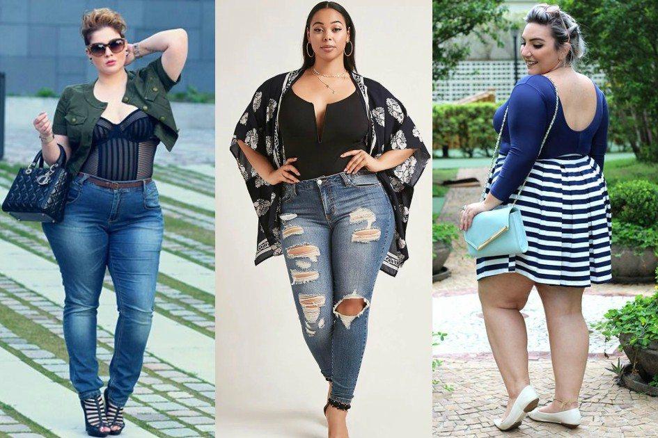 Como usar calça baggy em looks plus size