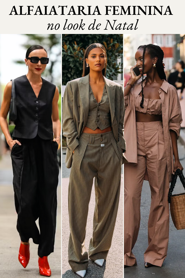 looks sofisticados com calça alfaiataria