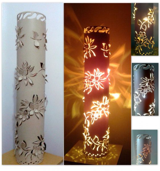 tutorial luminária PVC caseira
