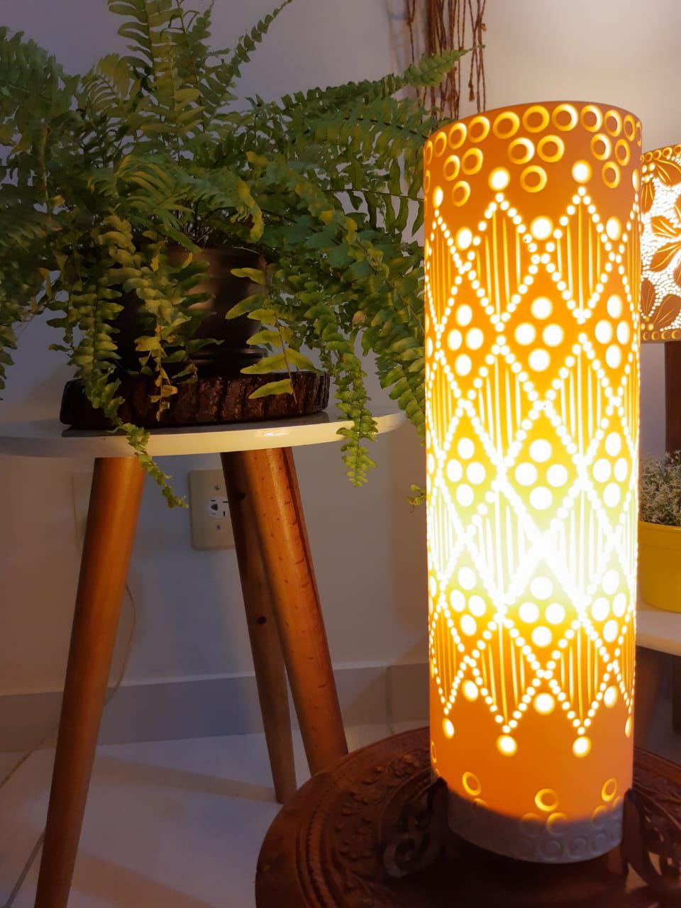 projeto DIY luminária industrial PVC