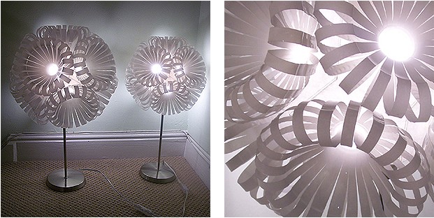 luminaria de garrafa pet reciclada