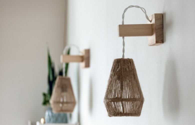 5 maneiras de incorporar luminárias de fibra natural na decoração da sua sala
