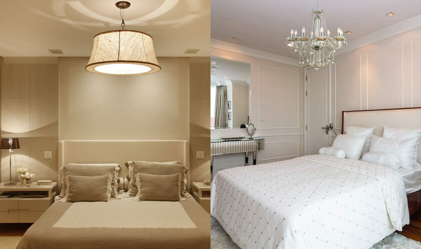 tendências de iluminação para quartos 2025