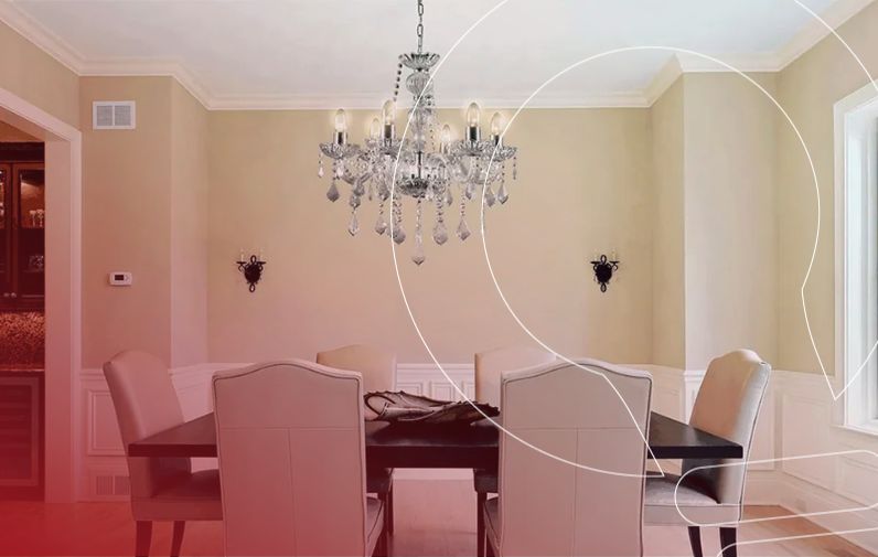 tipos de lustres para sala de jantar 2025