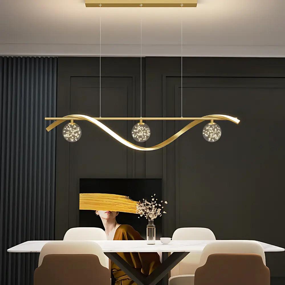 iluminação para mesa de jantar aconchegante