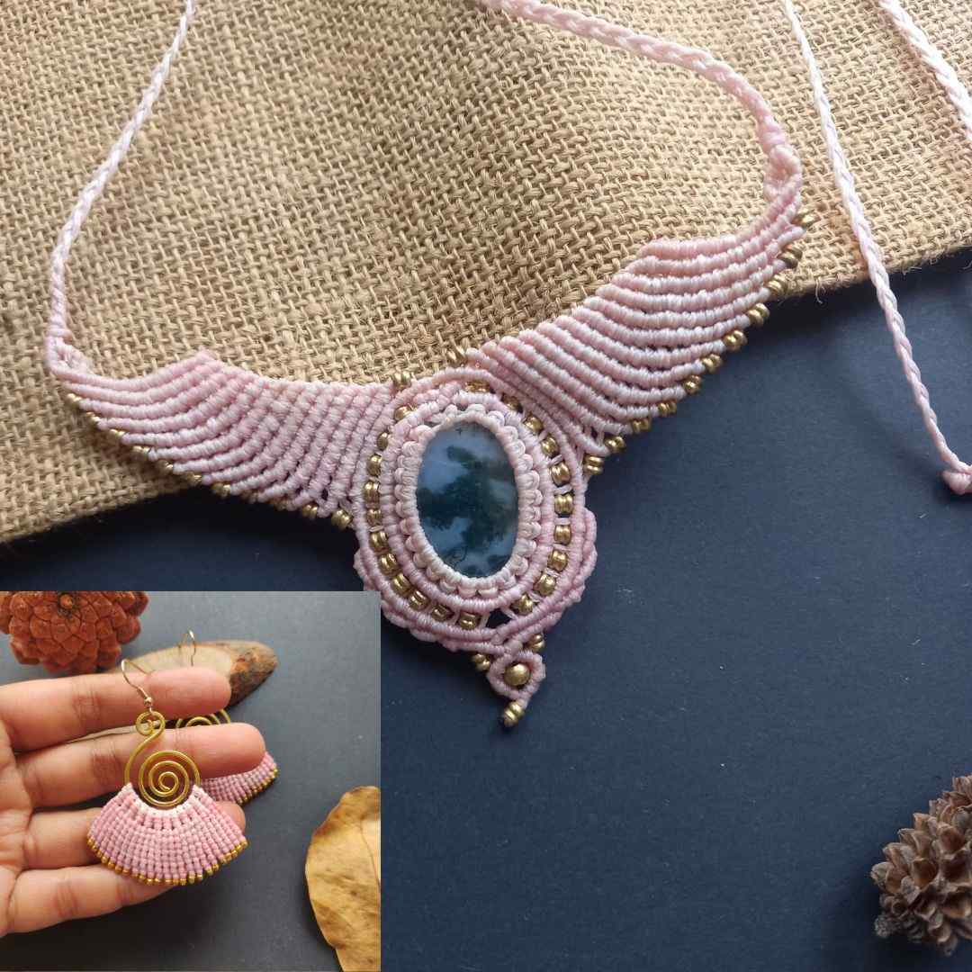 Como fazer um colar de macramê passo a passo