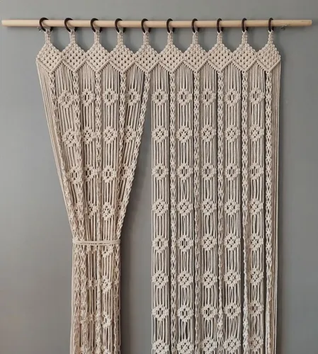 Cortinas de macramê: o guia completo de estilos e materiais