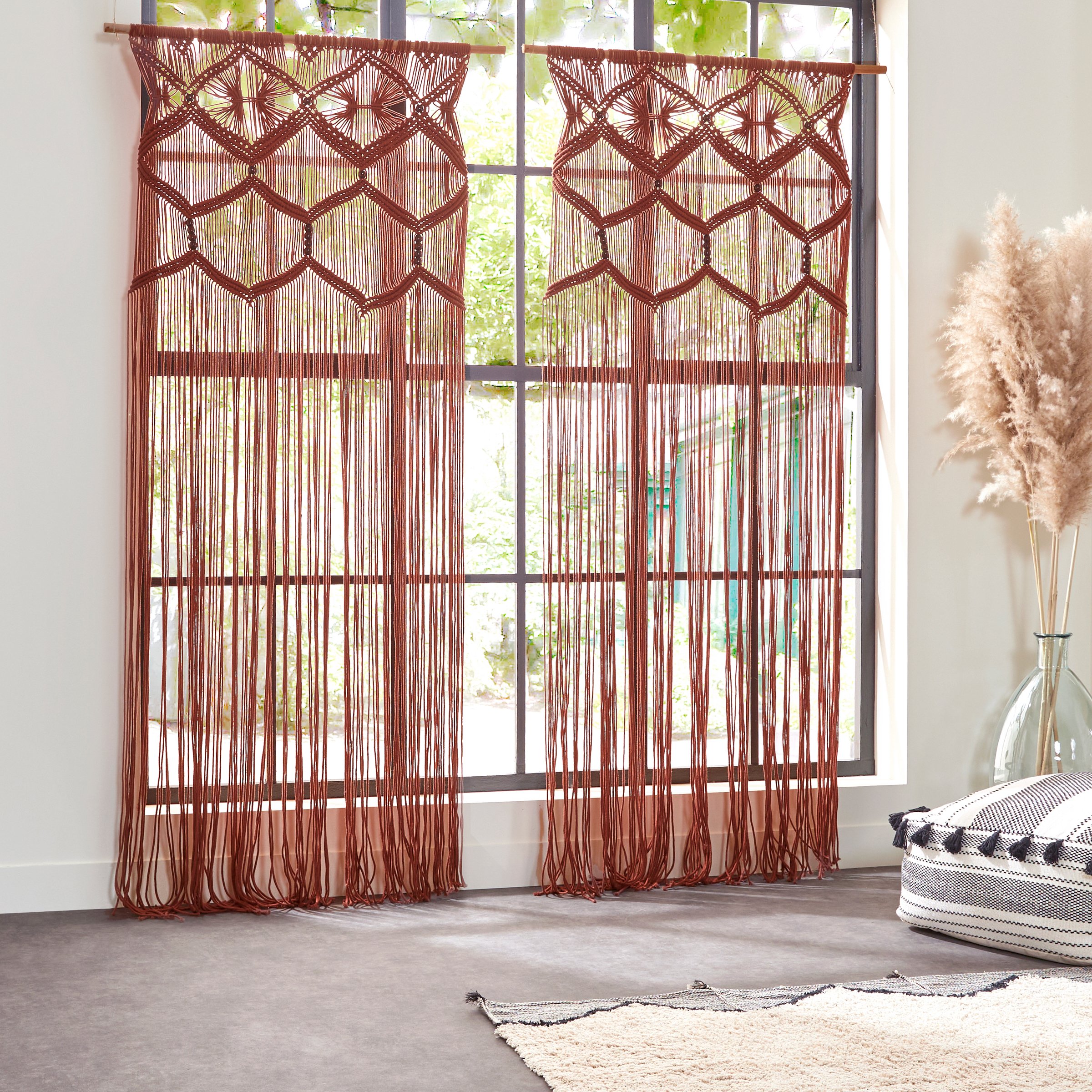 DIY: Crie sua própria cortina de macramê