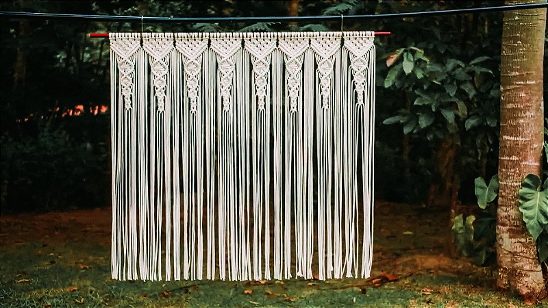 Cortinas de macramê: o guia completo de estilos e materiais