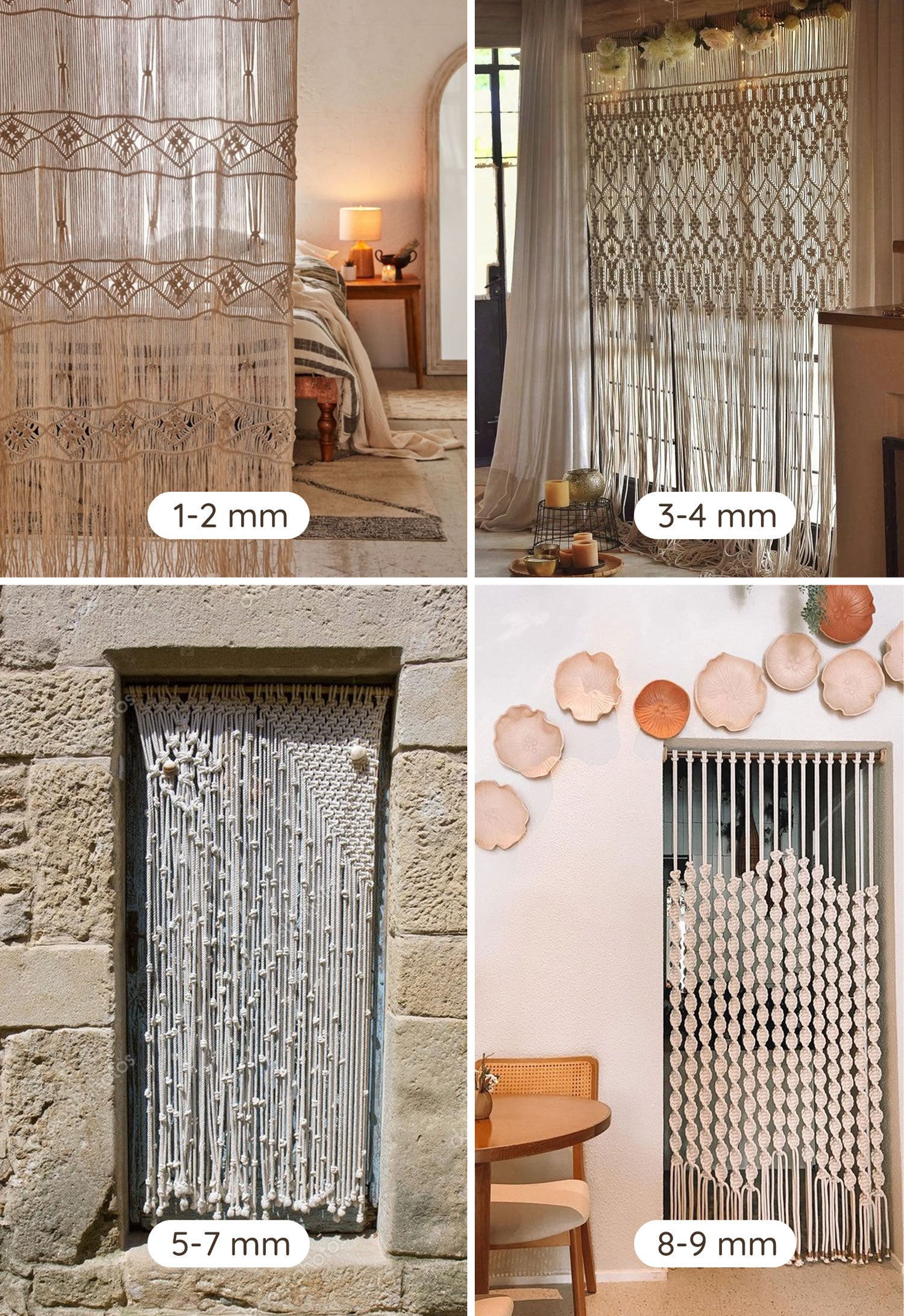 DIY: Crie sua própria cortina de macramê