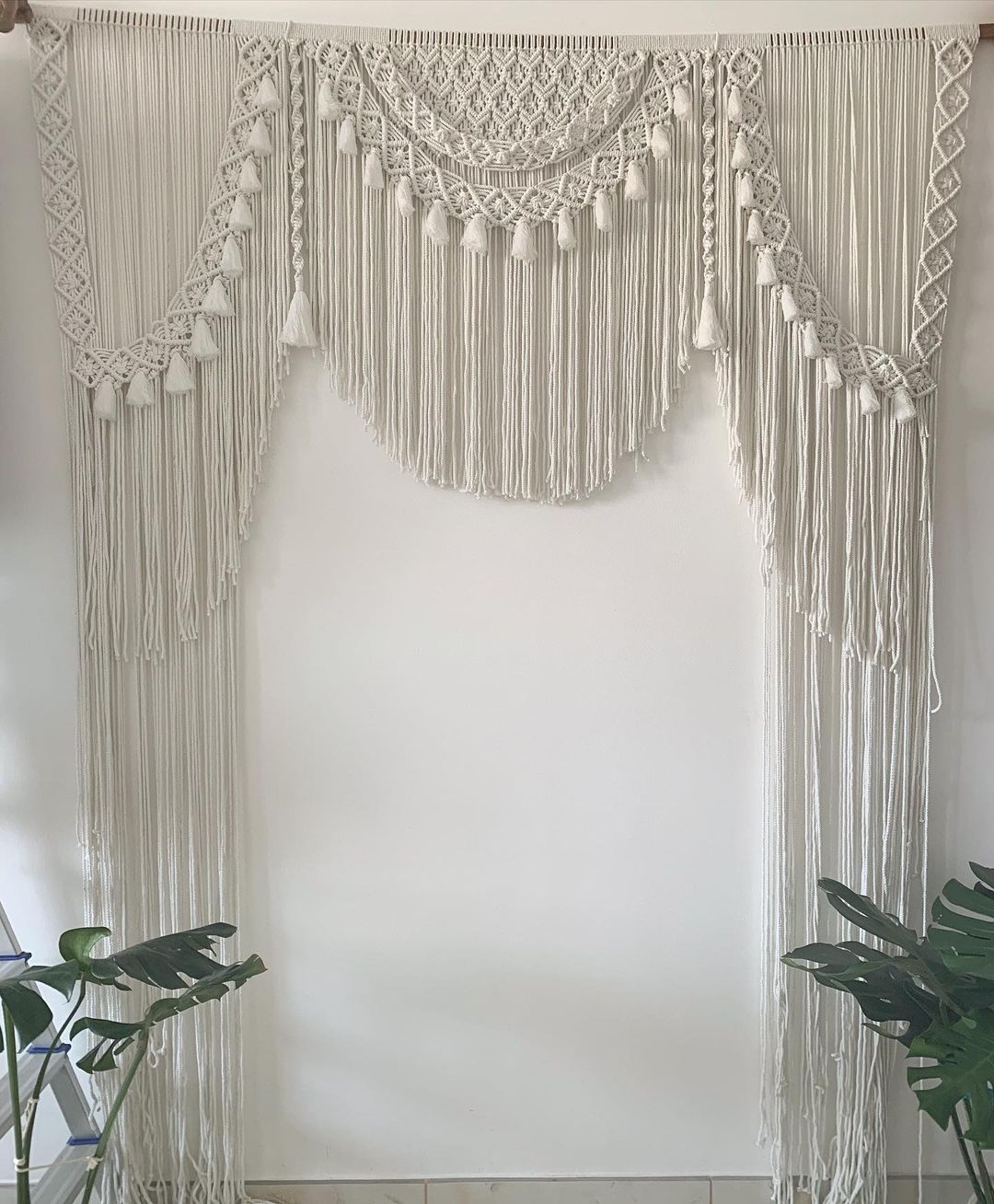 DIY: Crie sua própria cortina de macramê