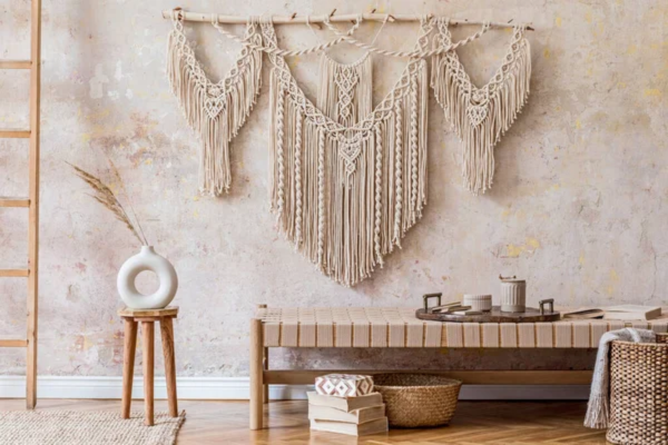 macrame decoracao sala