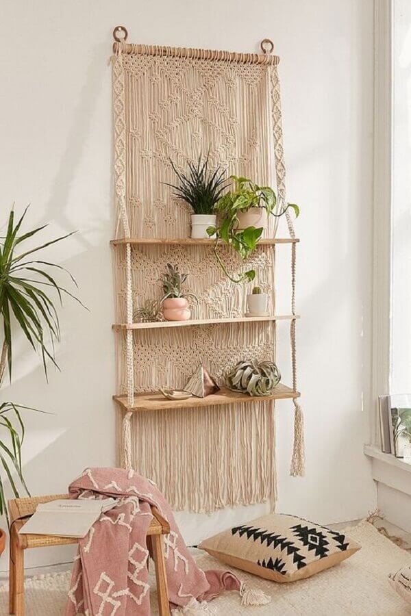 Guia completo de estilos de decoração com macramê