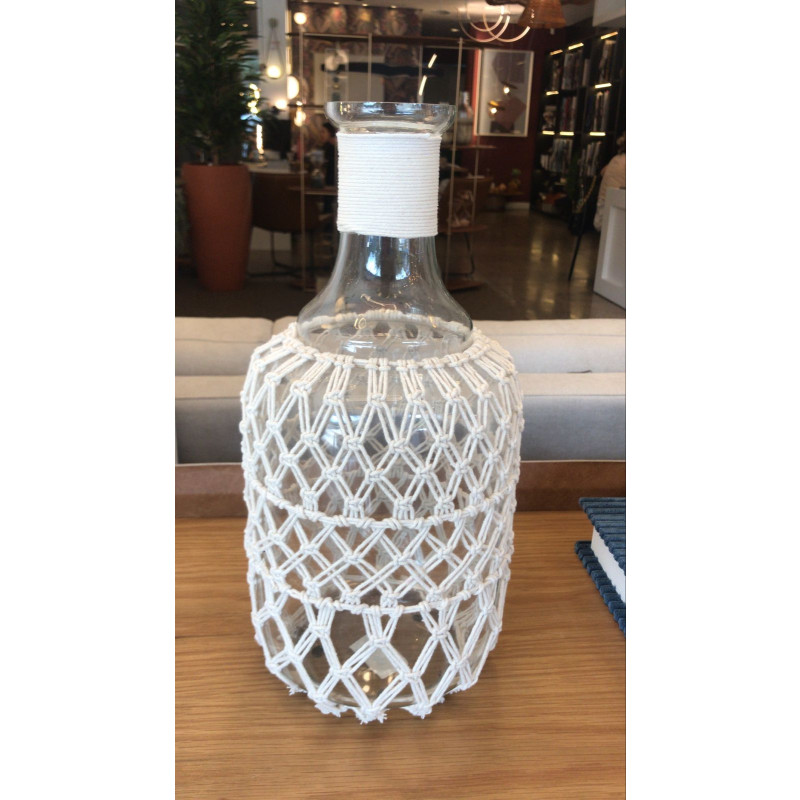 Como Transformar Garrafas em Luminárias com Macramê