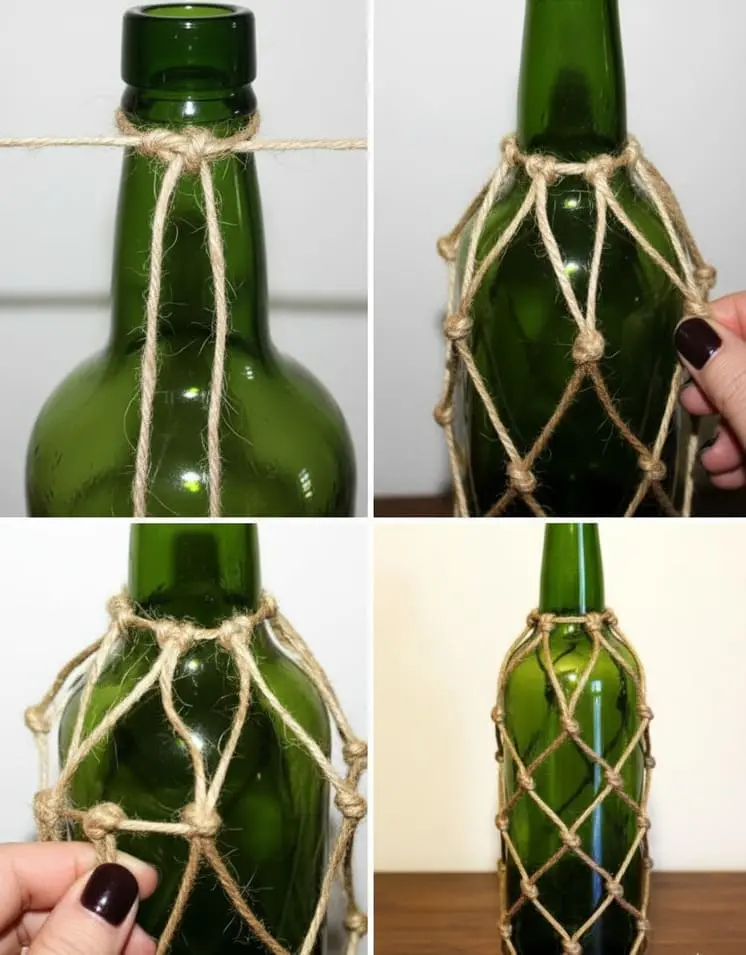 5 Tipos de Fios Ideais para Macramê em Garrafas