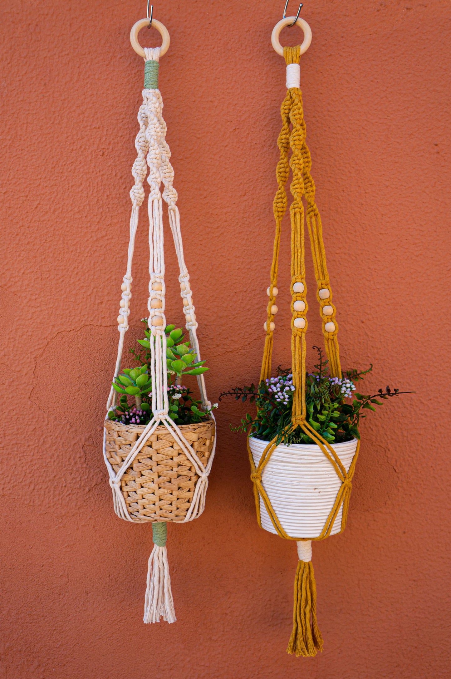 macrame para vasos