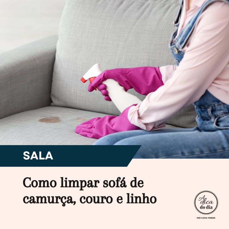 como limpar sofa de camurça passo a passo