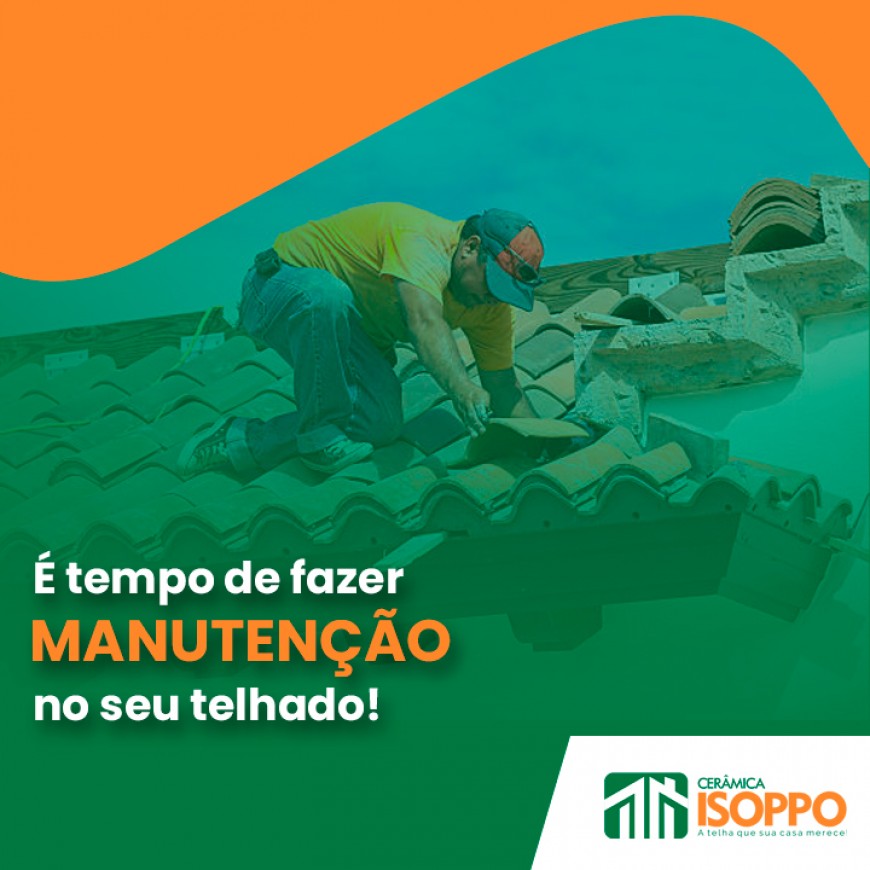 manutenção telhado cerâmica passo a passo