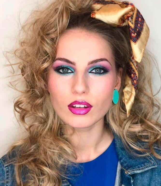 Guia Completo: Como Escolher as Cores Certas para sua Maquiagem Anos 80
