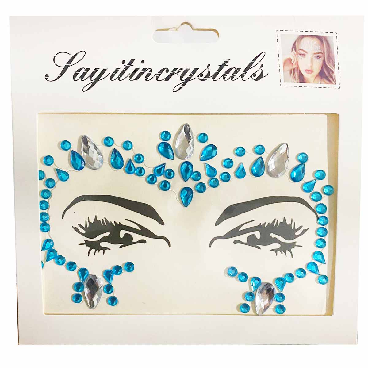 como aplicar strass no rosto