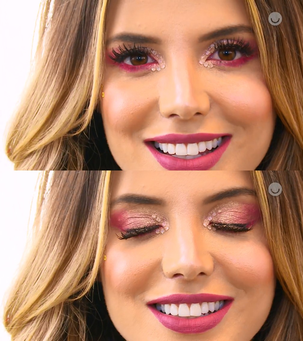 como aplicar strass no rosto