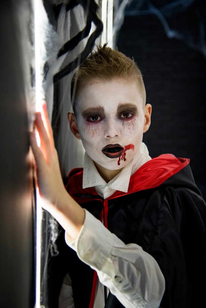 maquiagem de halloween infantil