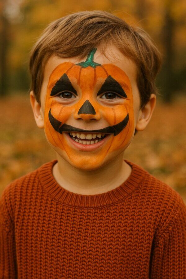 maquiagem de halloween infantil
