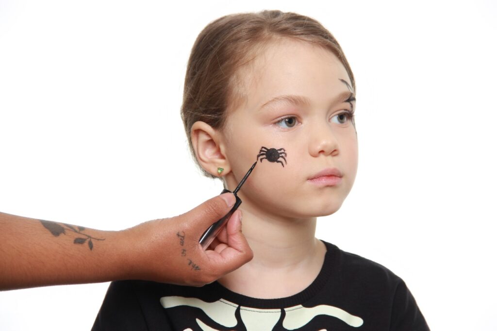 maquiagem de halloween infantil