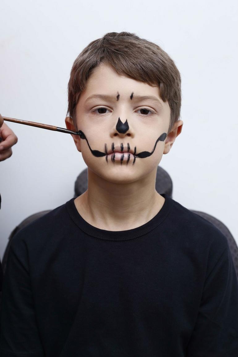 maquiagem de halloween infantil