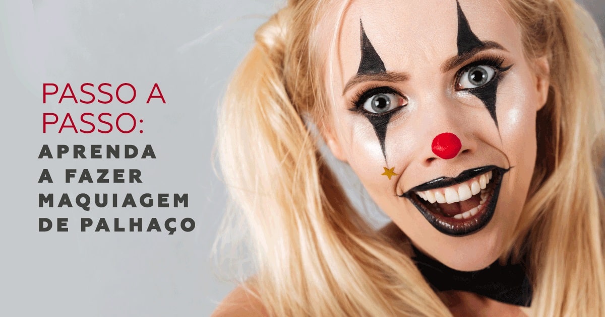 maquiagem de palhaço