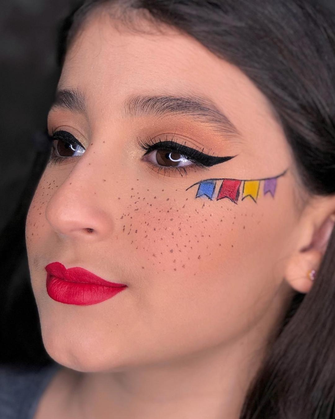 maquiagem festa junina