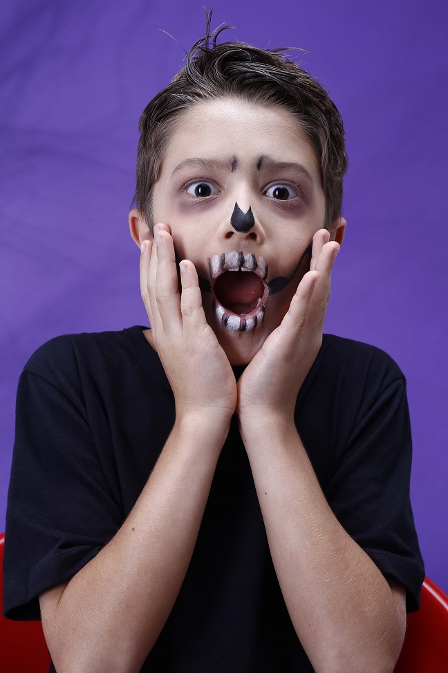 Ideias maquiagem Halloween infantil