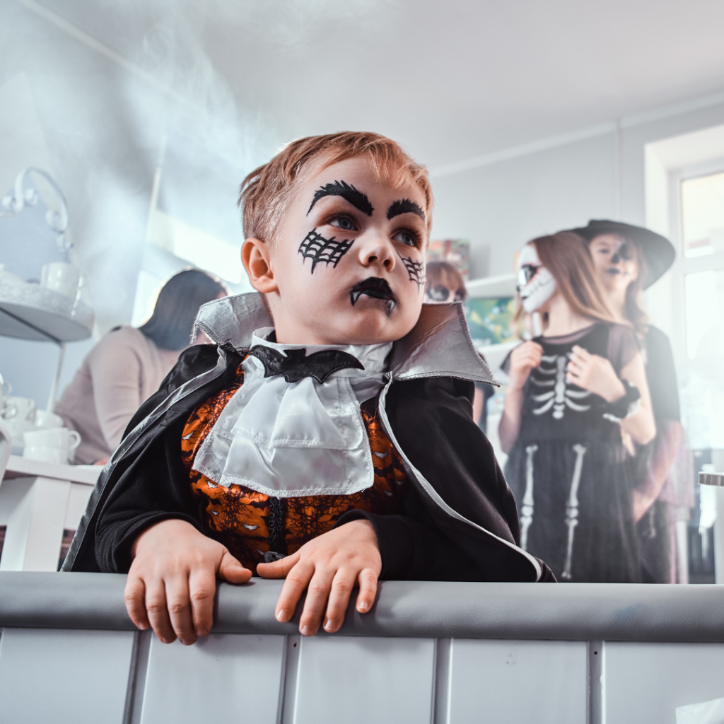 Tutorial maquiagem Halloween infantil