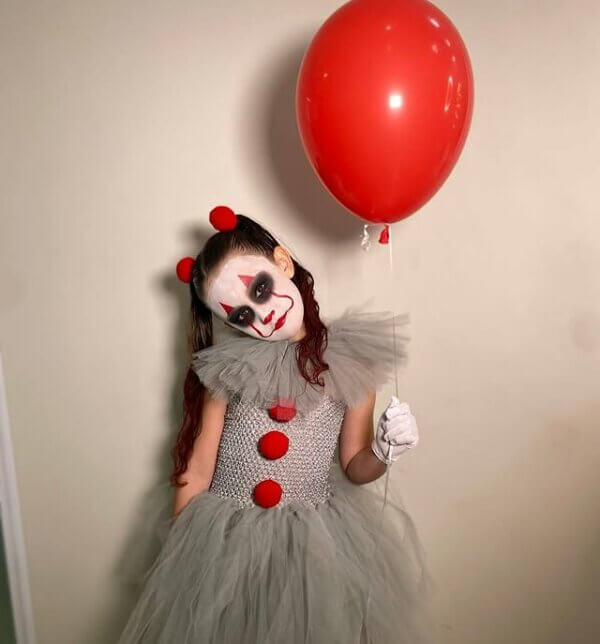 Maquiagem Halloween infantil abóbora